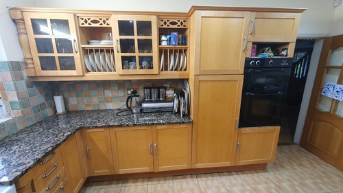 Complete kitchen including