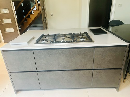 Beautiful kitchen island - a,