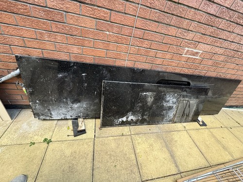 Black granite worktop used - worktop,
