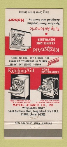 Matchbook cover kitchen - kitchen, aid