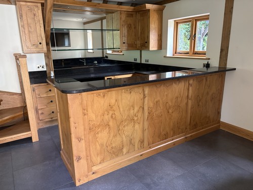 Bespoke maple wood kitchen - bespoke,