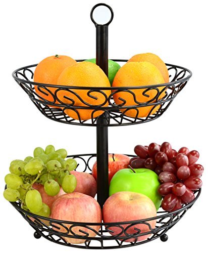 Tier countertop fruit - countertop, basket