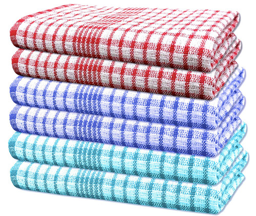 Mono check pure cotton tea - mono,
